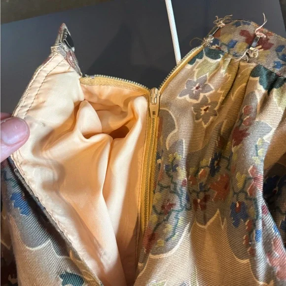 Vintage Ferrara of Milan Paisley Skirt Union Made USA Vintage 12- Modern Small - Picture 4 of 8